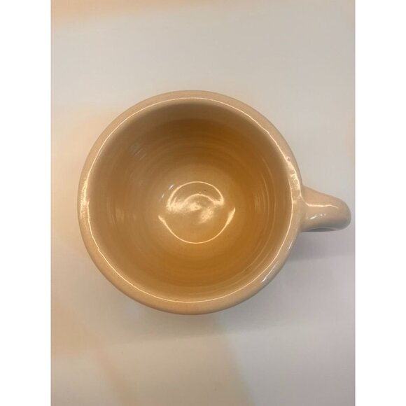 Martinez Texas Pottery Heritage Stripe Big Soup/Cereal Bowl Beige Blue Homespun - Picture 2 of 3